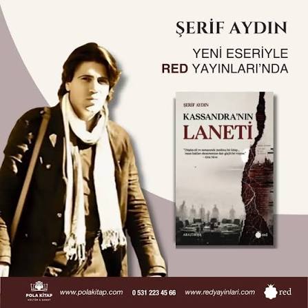Serif Aydin with the Turkish edition of Kassandranın Laneti